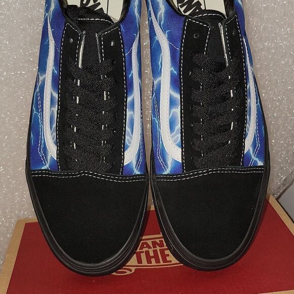 New Vans Old Skool Lightning Bolt Galaxy Shoes Rare Size M 9 W 10.5 - Picture 5 of 11